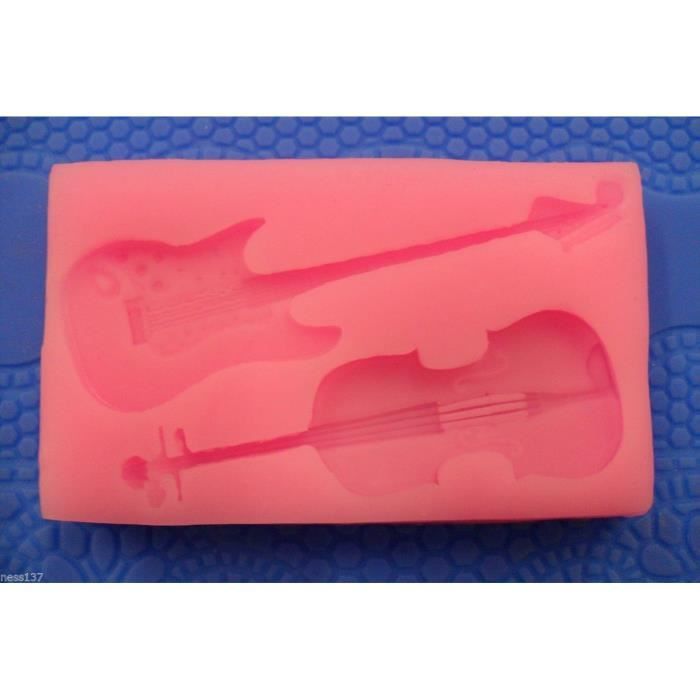 Moule Silicone Guitare Pate A Sucre D Amande Cake Design Cdiscount Maison Moule Silicone Guitare Pate A Sucre D Amande Cake Design Cdiscount Maison