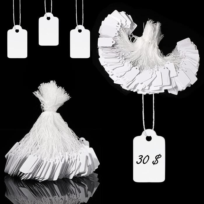 Étiquettes De Prix à Suspendre - Lot De 100 Pièces - Pour Bijoux, Montres, Soldes - 2.6x1.3 Cm