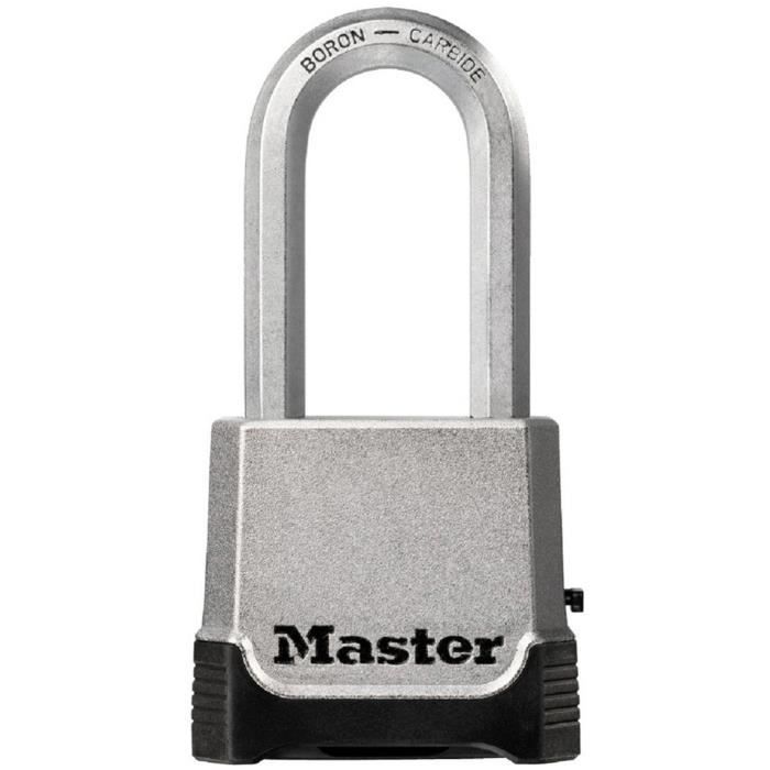 Cadenas Haute Sécurité - MASTER LOCK - M176EURDLH - Zinc - Anse XL - Extérieur