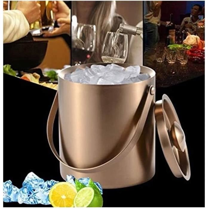 SEAU À GLACE 4L Boisson Vin Bière Champagne Boisson Pour Fête à La Maison EUR 22,55 - PicClick FR