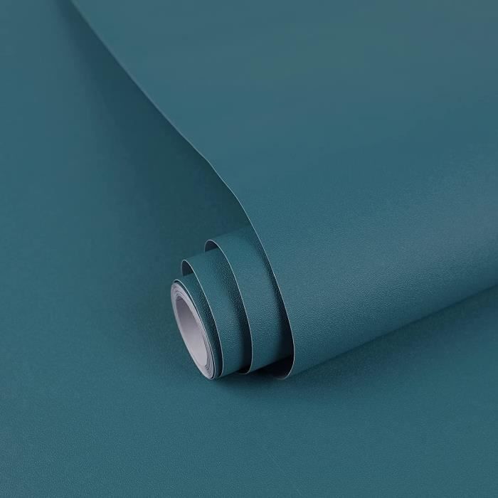 Papier Adhésif Meuble Livelynine - Bleu Clair, 40cm X 2m, Imperméable