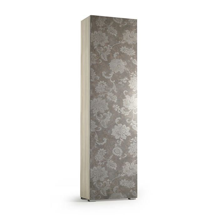 ARMOIRE COLONNE MULTIFONCTIONNELLE AVEC 1 PORTE DÉCORÉE