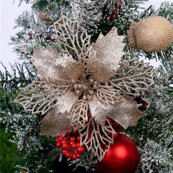 Lot 16 Décorations Sapin Noël Rouge Vert Blanc - Ornements Incassables 8,9 Cm Résistants Aux Chocs
