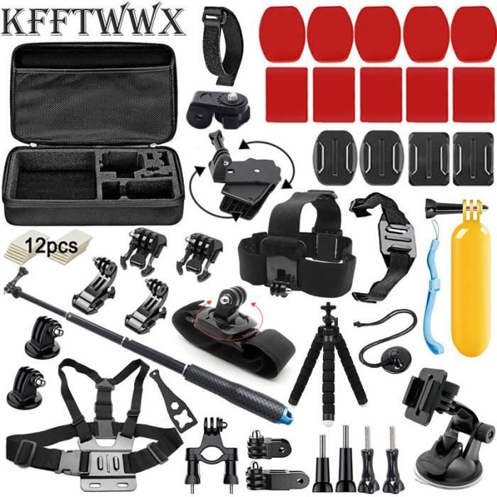 Accessoire appareil photo,Kit d'accessoires pour Gopro Hero 10 9 8 7 6 5 4  3 Black Max Go Pro Session YI 4K SJCAM - KX2213[D826]