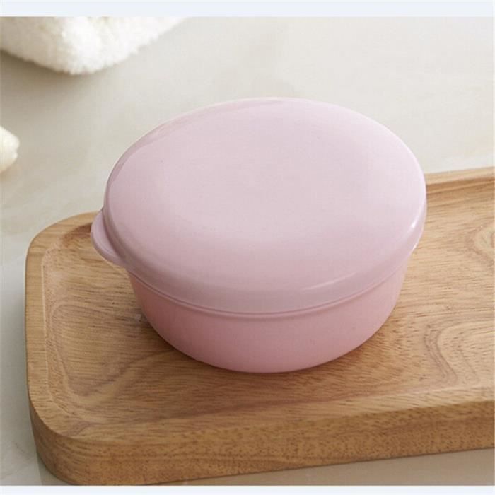 Lot De 2 Boîtes à Savon De Voyage - Anti-fuite, Portable Avec Couvercle Et Poignée