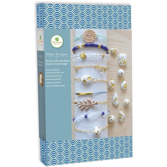 Ciment et multi-rangs - SYCOMORE - Perles anneaux fermoirs breloques béton moules feuilles ruban boucles pince notice Ciment et multi-rangs - SYCOMORE - Perles anneaux fermoirs breloques béton moules feuilles ruban boucles pince notice
