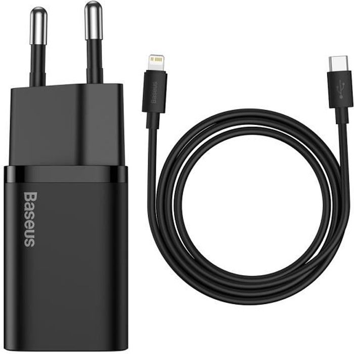Baseus C Câble Usb Pour Iphone 12 Pro Max Pd 20w Charge Rapide