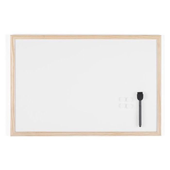 COSTWAY Tableau Blanc Magnétique 70x50 cm Effaçable Surface avec Cadre en  Aluminium,2 Aimants, 3 Stylos et Effaçable à Sec - Cdiscount Beaux-Arts et  Loisirs créatifs