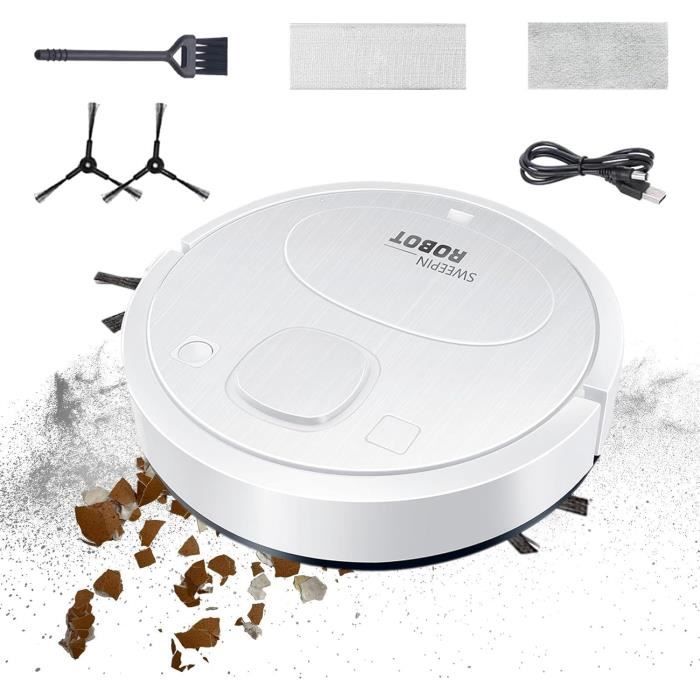Balayeuse Sans Fil Rechargeable - Légère Et Puissante - Pour Sol Et Tapis - Bleue