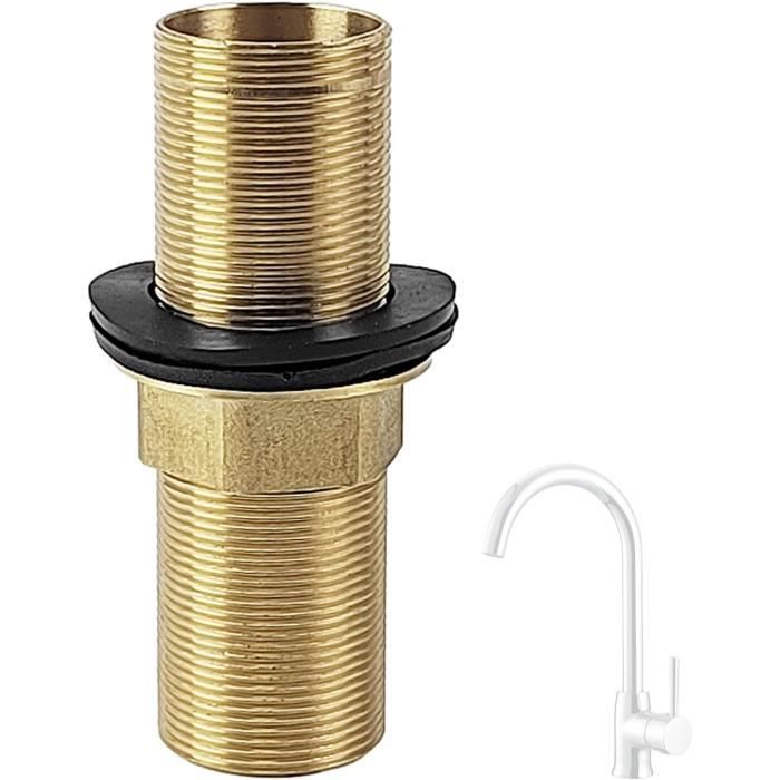 Écrous De Tuyau En Laiton Pour Robinet De Cuisine – 6 Cm, Réparation Facile Eau Chaude/Froide