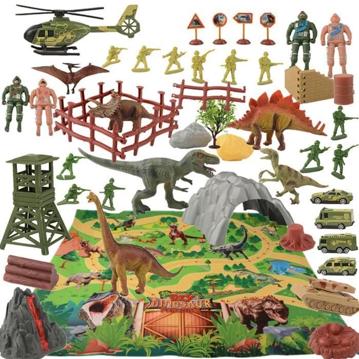 CRAZE DINOREX Calendrier De L'Avent Dinosaures – 24 Surprises : Figurines, Accessoires, Jeux – Enfant Dès 3 Ans