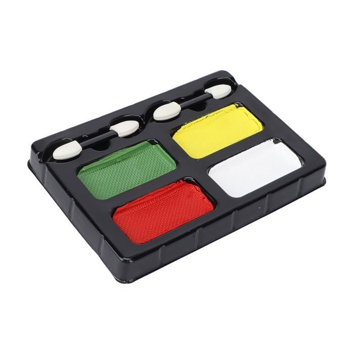 Lot de 2 Planches de Pratique de Peinture de Maquillage, Planche de Pratique de Peinture de Visage Réutilisable et Lavable, Modèle D'exercice de