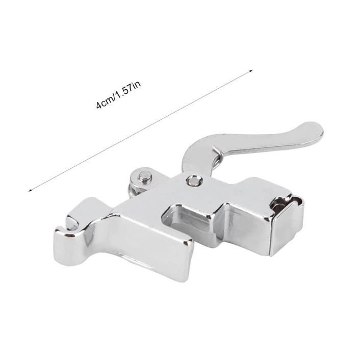 Pied de biche à tige basse pour Machine à coudre, ourlet étroit, 3mm Pied de biche à tige basse pour Machine à coudre, ourlet étroit, 3mm