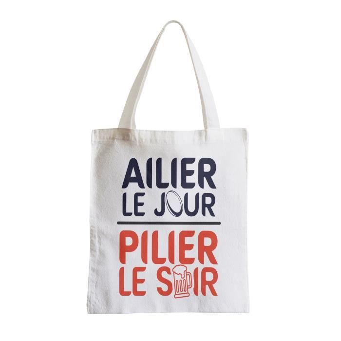 Grand Sac Shopping étudiant "Je Suis Le Grand Frère" – Idéal Pour La Fac, La Plage Ou Les Courses