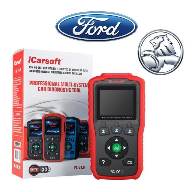 iCarsoft FD V1.0 - Valise Diagnostic Ford et Holden - Outil Diagnostic Auto Pro - Lecture Défauts - Entretiens
