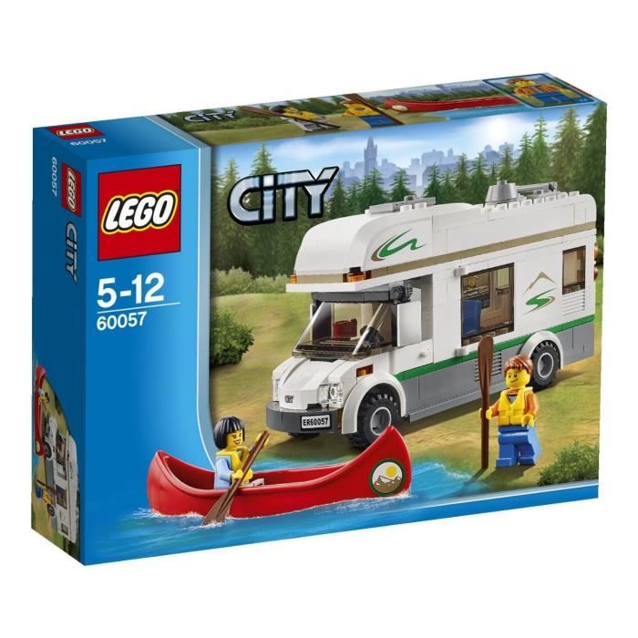 LEGO® City 60057 Le Camping-Car et son Canoë Reconditionné - Lego reconditionné disponible sur Cdiscount Seconde Vie