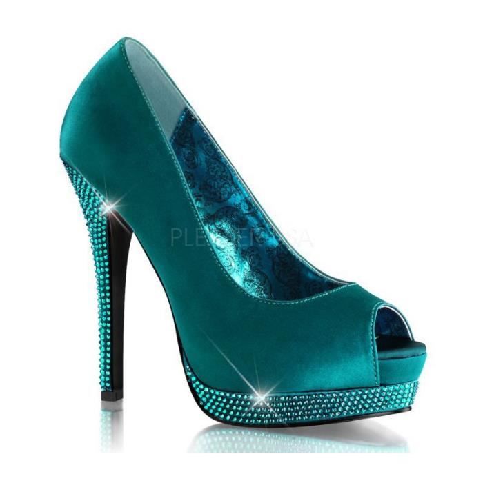 escarpin turquoise