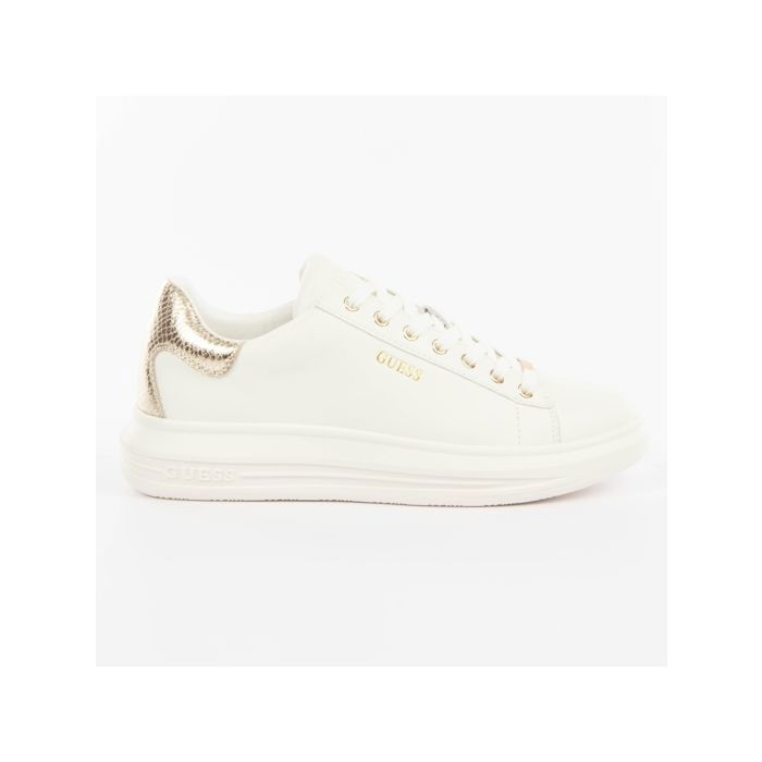 Basket femme Guess Vibo - white gold - 40 White gold - Cdiscount Chaussures