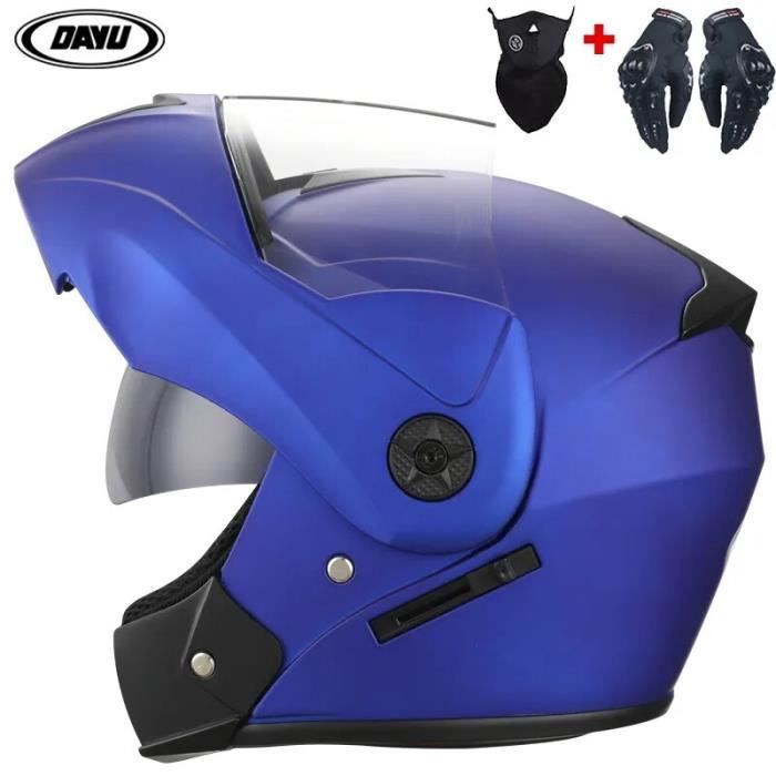 Casque Moto Modulaire Intégral Double Visière DOT/ECE - Ouverture Complète Hommes Femmes