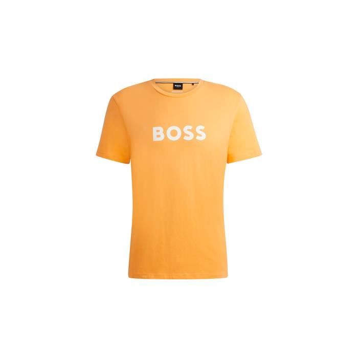 T shirt - Boss - Homme - Authentic - Orange - Coton