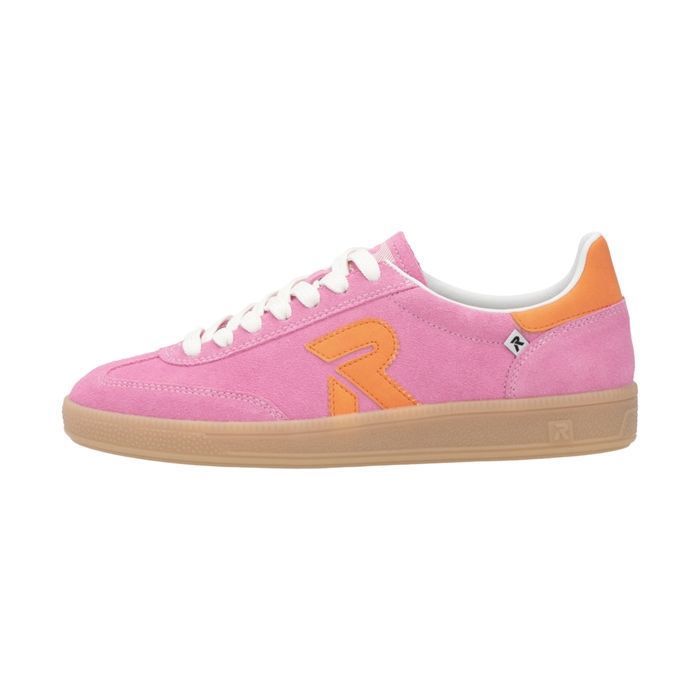 Rieker Basket Cuir Rieker Samira - Rose