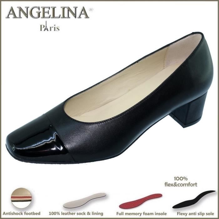 escarpin talon bottier