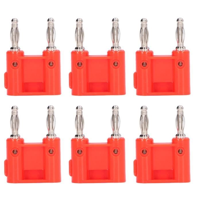 OliRC 6 Paires 6.0mm plaqué Or mâle et Femelle Bullet connecteurs Banane pour Bricolage RC Batterie Moteur ESC (C117-6
