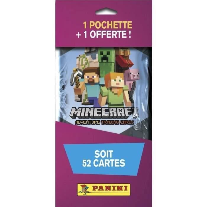 Panini - MINECRAFT TC - Pack de 48 cartes + 4 cartes bonus