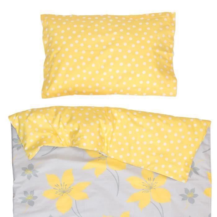 Cressida Housse De Couette 1x150 Cm Et Taie D Oreiller 40x60 Cm Pati Chou 100 Coton Parure De Lit Pour Bebe Cdiscount Puericulture Eveil Bebe