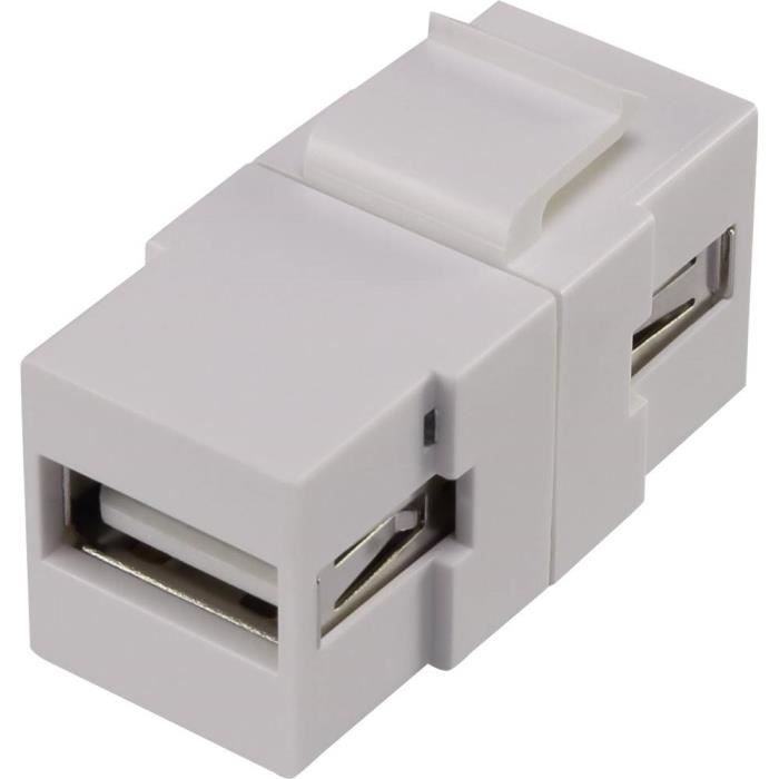 Module USB 2.0 encastrable Keystone Renkforce RF-KS-USB2