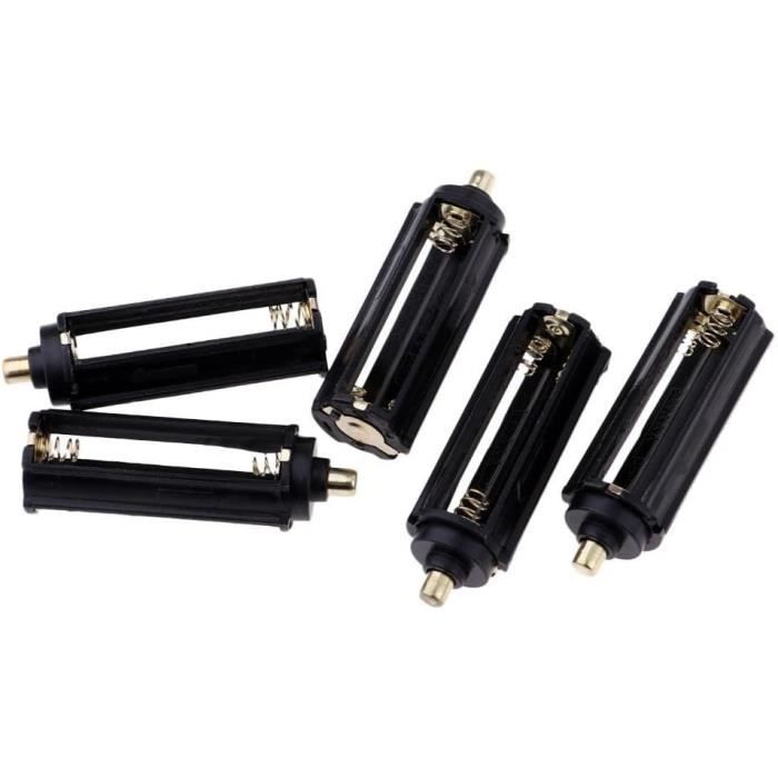 Adaptateur Convertisseur Piles – Boîtier Pour Lampe Poche LED (AAA)