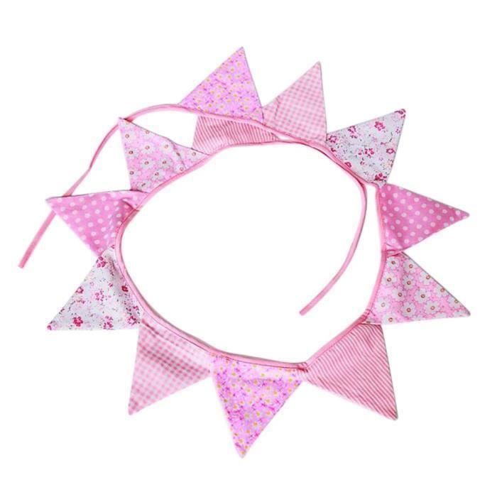 Bannierre Toile De Jute 4,4m Guirlande Fanion Jute 4.4M - Bannière Vintage Fête Saint-Valentin Décor Mariage Rustique