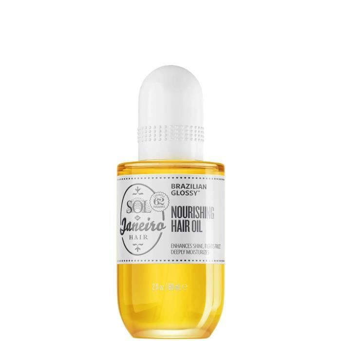 Huile capillaire - SOL DE JANEIRO - Glossy Brésilienne - 58 ml - Anti-frisottis - Hydratation