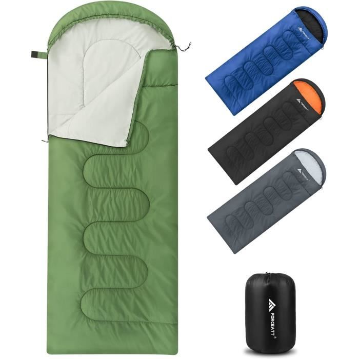 Sac De Couchage JRC Extreme 3D - 4 Saisons - Vert - Isolation Haute Performance