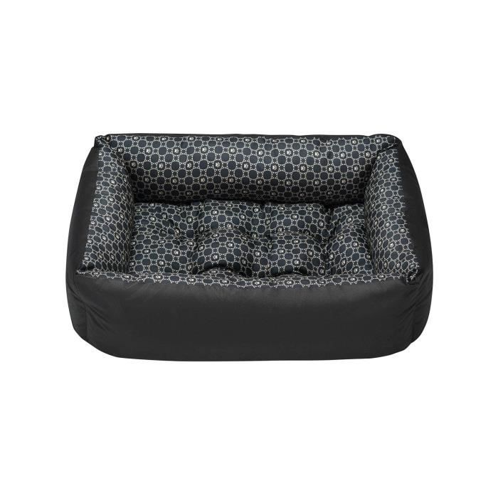Comparer les prix de SuperKissen24 Panier pour Chien - Lit pour Chien - Apaisant - Taille M - Louis Noir