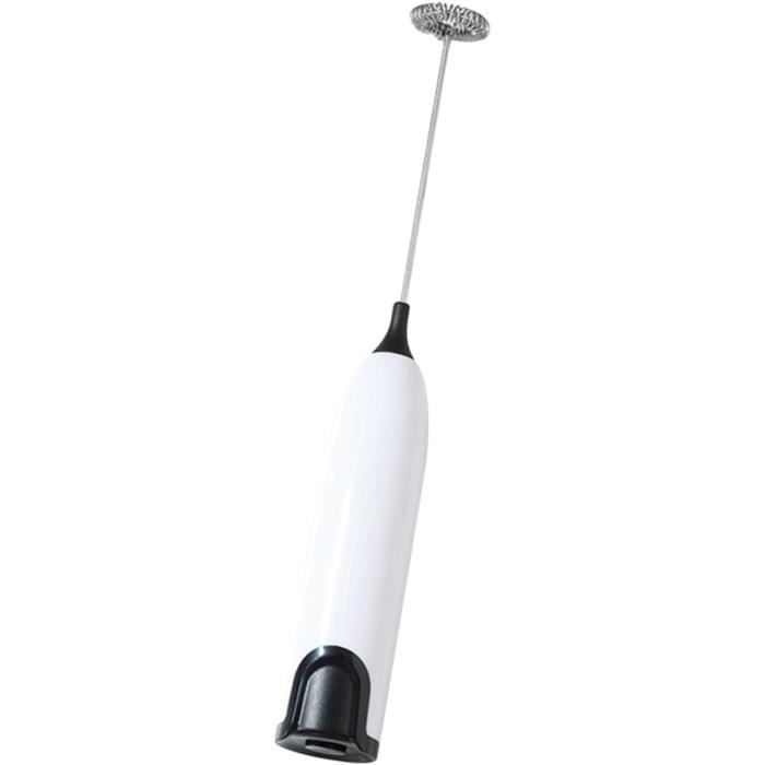 Pichet Mousseur à Lait Batteur à Lait Manuel Mixeur Fouet à Oeufs