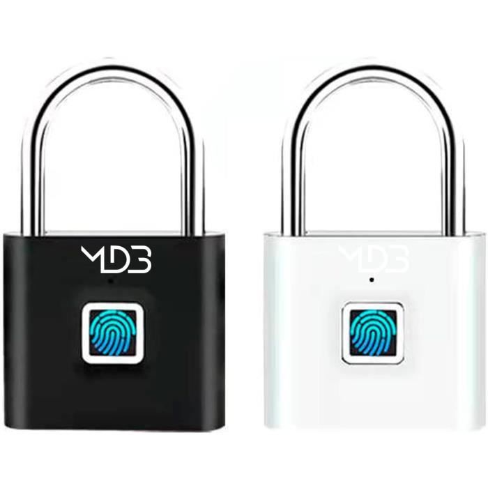 Cadenas à empreinte digitale, cadenas Bluetooth étanche pour salle de sport, bagages, entrepôts