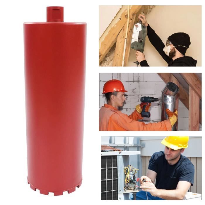 Foret à Carotter Diamanté 127 Mm Tige Concentrique G1 1/4" Pour Marbre, Béton Et Maçonnerie