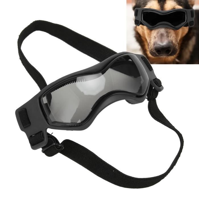 lunettes de soleil pour chien Lunettes de protection pour chien Cadre en silicone souple Lunettes de soleil de protection UV ABI