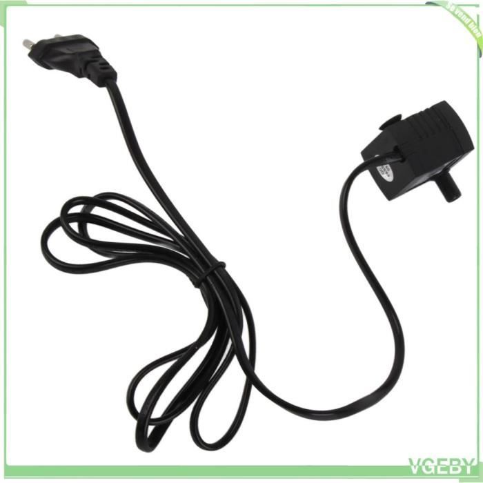 Meilleurs prix pour VGEBY Mini Pompe à Eau Submersible Réglable Silencieuse IPX8 Étanche avec Ventouse pour Aquarium
