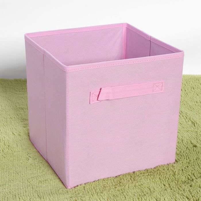 Boîtes Rangement Ezoware 27x27x28 Cm Pack 6 Tissu Boîtes Rangement Boîtes Rangement Ezoware 27x27x28 Cm Pack 6 Tissu Boîtes Rangement