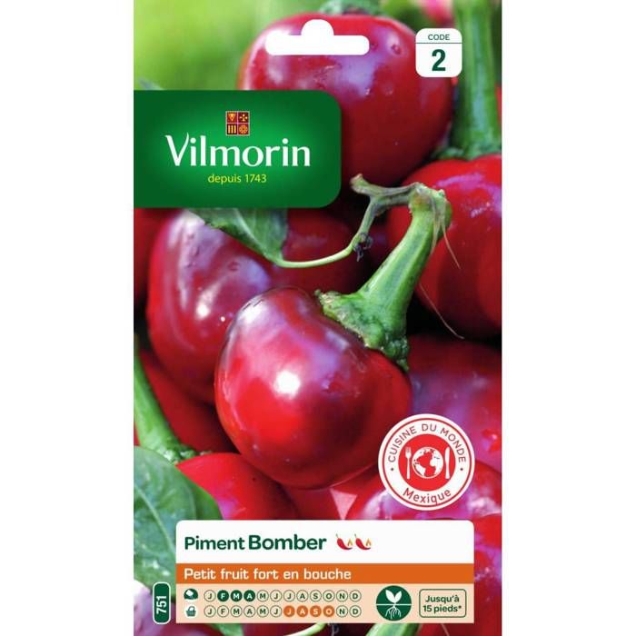 Comparer les prix de Sachet graines Piment Bomber-