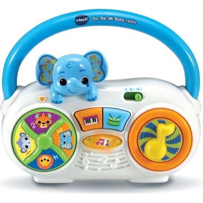 Radio pour bébé VTECH BABY - Do, Ré, Mi - Différents instruments et styles de musique - Blanc