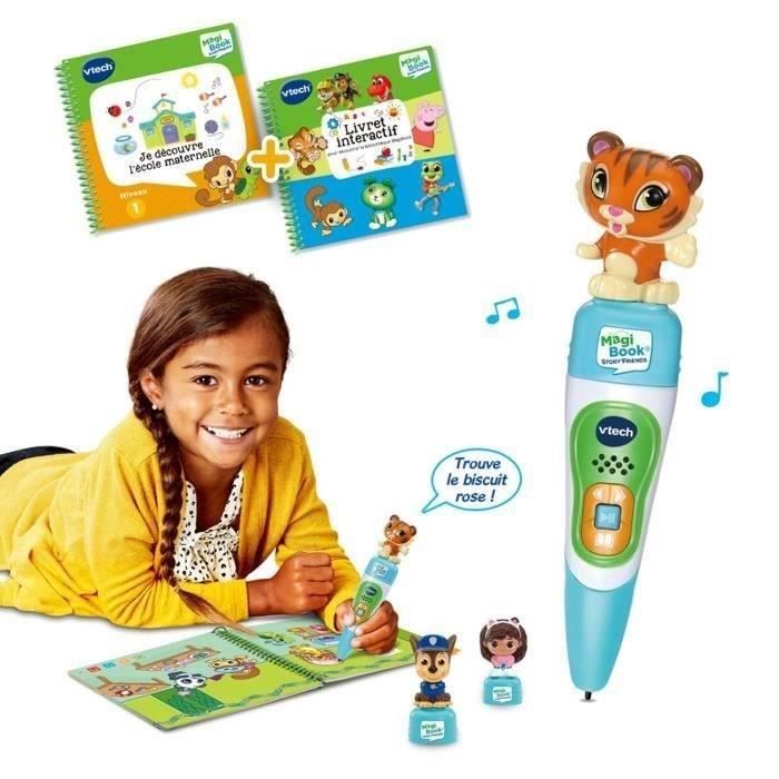 VTECH - MAGIBOOK STORYFRIENDS - STARTER PACK (2 LIVRES INCLUS DONT JE DÉCOUVRE LÉCOLE MATERNELLE ) - Multicolore