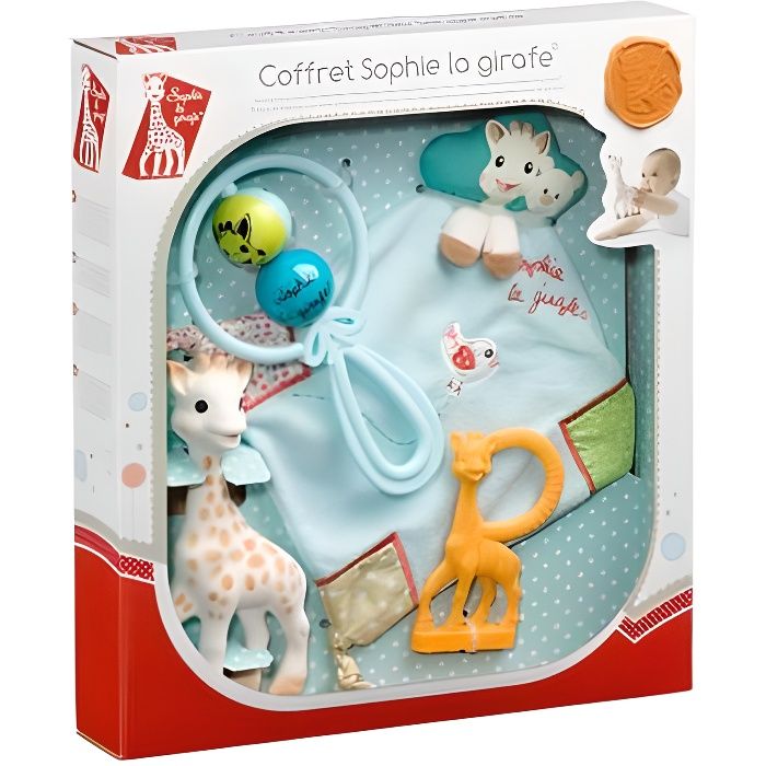 Doudou carré plat Sophie la Girafe comme neuf Vulli - Cdiscount