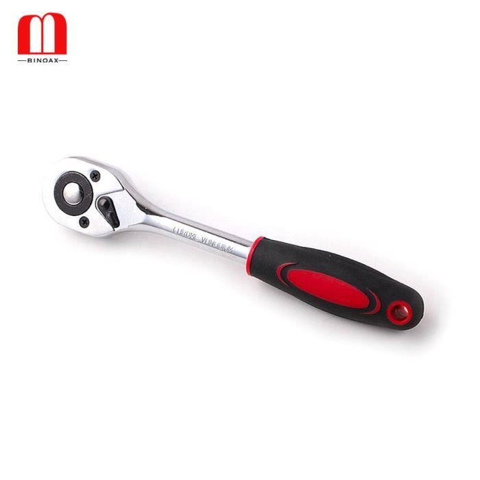 Clé à Cliquet 24 Dents - Douille Robuste Et Manche Ergonomique Pour Vos Travaux De Bricolage
