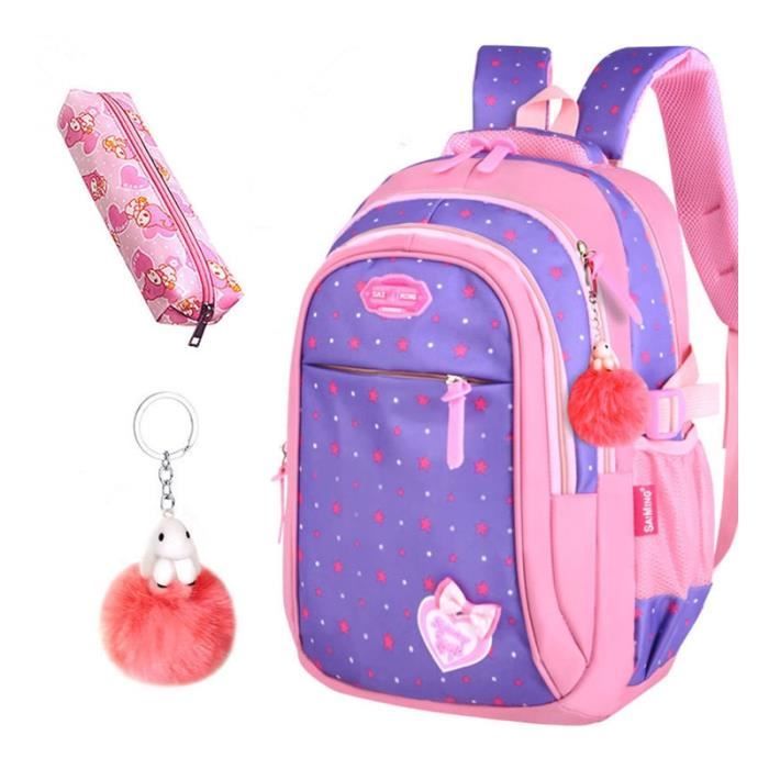 Sac à Dos étudiant Nylon – Imprimé Nœud, 43x32x15 Cm, Style Tendance Pour école Et Voyage