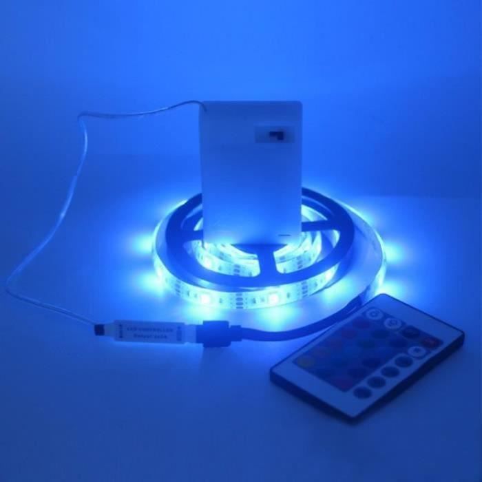 BANDE LED - RUBAN LED 200cm RGB LED Kit de bandes lumineuses Corde ...