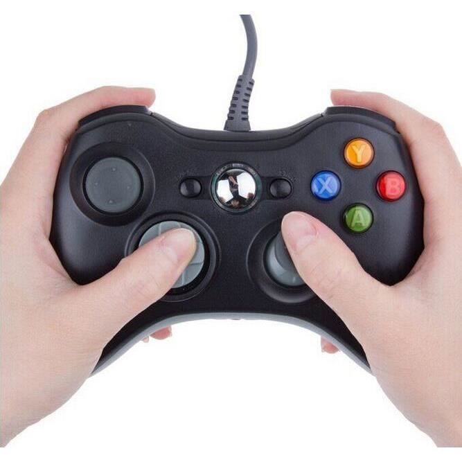 contrôleur Manettes USB filaire Gamepad Game pad Joypad pour Xbox 360 / PC - vue 2