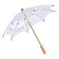 Garosa Parapluie en dentelle de mariée Lady Wedding Lace Umbrella Parasol Parasols Party Bridal Photo Prenant Décor (Blanc Petit)-1
